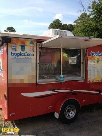 2005 - 6' x 12' Tropical Sno Shaved Ice Concession Trailer