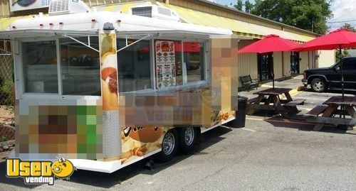 6.3' x 14'  Food Concession Trailer