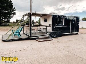2015- 24' Shaved Ice Concession Trailer/ Snowball Trailer with Covered Porch