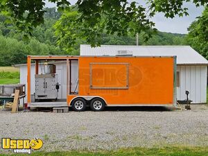 2011 8' x 16' Barbecue Food Concession Trailer with Porch