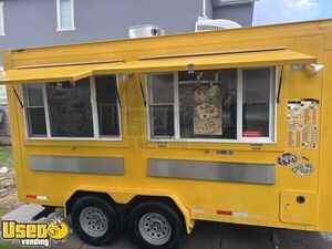 Fully Equipped 2020 8' x 16' Kitchen Food Concession Trailer with Pro Fire System