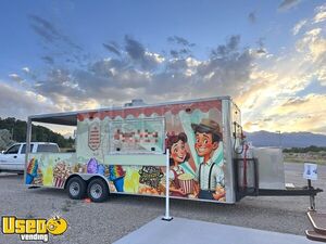 2024 8.5' x 24' Lemonade, Kettle Corn, and Food Trailer w/ Fire Suppression + Porch