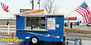 Turnkey - 2011 6.5' x 12' Mini Donut and Coffee Trailer Mobile Coffee and Doughnuts Shop