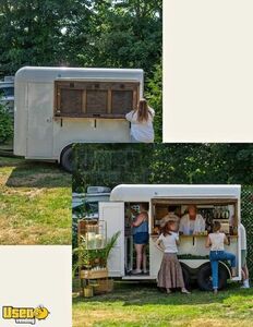 Turnkey - 2023 13' Mobile Bar Trailer Beverage Concession Unit