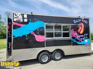 2022 8.5'  x 18' Kitchen Food Concession Trailer with Pro Fire System