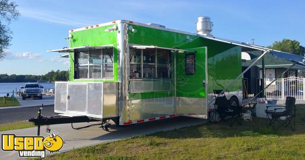 2016 - 8.5; x 30' Food Concession Trailer with Porch