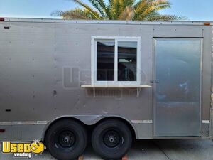 Ready to Work Used 8' x 16' Mobile Kitchen Food Trailer