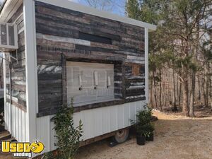 Cute Rustic Style 7' x 10' Traveling Tap/Mobile Beverage Concession Trailer