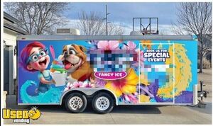 2021 7' x 20' Shaved Ice Trailer | Snowball Concession Trailer