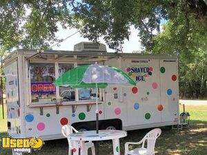 2010 Wells Cargo Magnum 7' x 16' Snowball Shaved Ice Concession Trailer