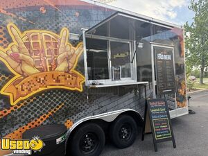 2023 8.5 x 16' Mobile Kitchen Like New Food Concession Waffle Trailer