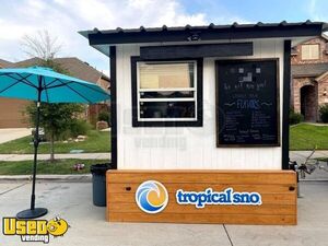 STOCKED 8.5' x 12' Shaved Ice Concession Trailer / Turnkey Snowball Stand