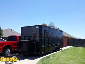 2020 8.5' x 22' Freedom Kitchen Food Trailer with Barbecue Porch