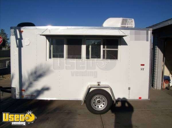 6' x 12' Custom Built Food Catering Concession Trailer - New