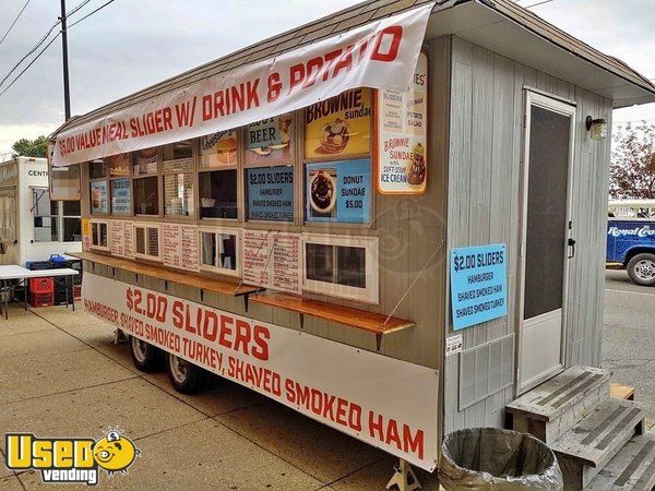 Ready to Roll 22' Street Food Vending Concession Trailer