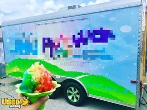 Ready for Business Snowball Trailer / Used Shaved Ice Concession Trailer