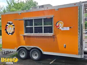 Well Equipped - 2023 16' Kitchen Food Concession Trailer with Fire Suppression System