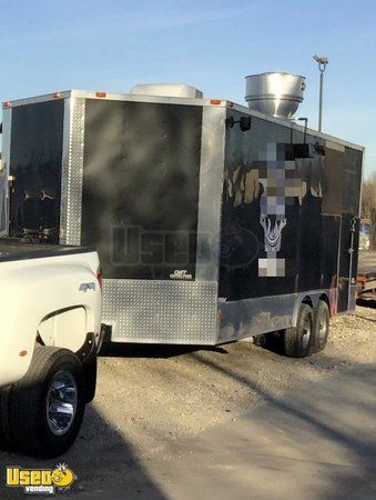 Used 2016 Barbecue Rig / Ready to Roll BBQ Concession Trailer with Porch