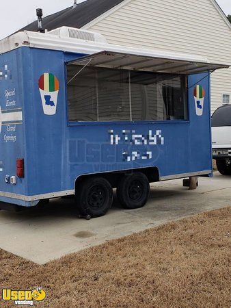 2000 7' x 14' Snowball Concession Trailer/Shaved Ice Trailer