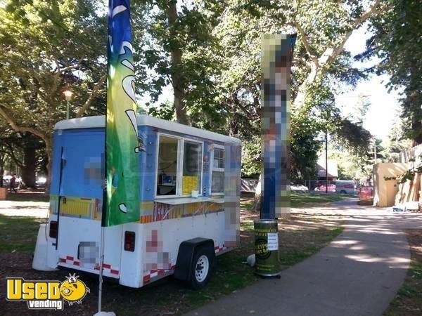 7' x 10' Shaved Ice Concession Trailer