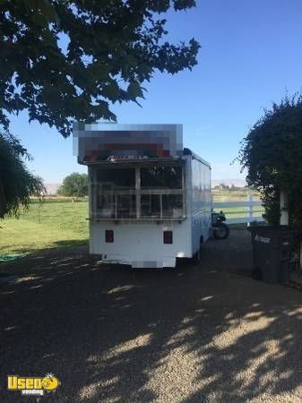 7' x 12' Shaved Ice Concession Trailer