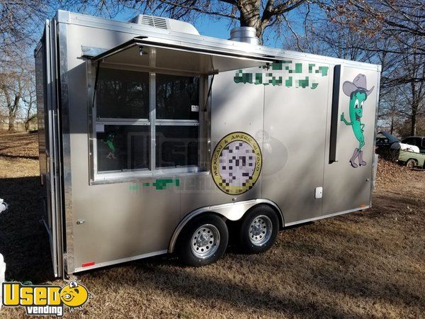 2016 - 7' x 16' Food Concession Trailer