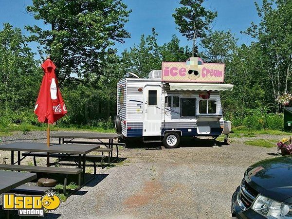 2007 - 8' x 14' Road Runner Shaved Ice Concession Trailer / Used Snowball Stand