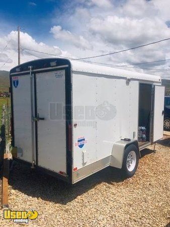 7' x 14' Shaved Ice Concession Trailer