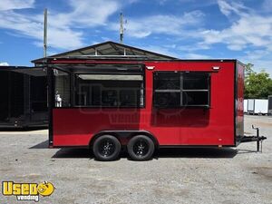 NEW - 2026 7' x 16' Freedom Concession Trailer with Porch DIY Mobile Unit