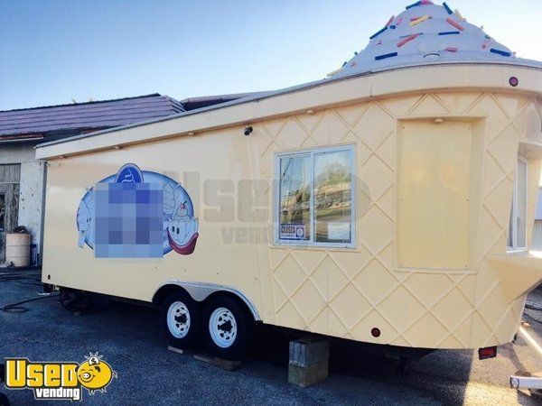 8.5' x 21' Ice Cream Concession Trailer