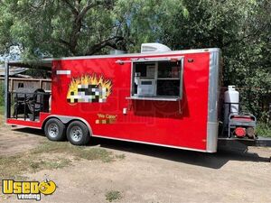 2018 8.5' x 20' Freedom Barbecue Concession Trailer with Porch