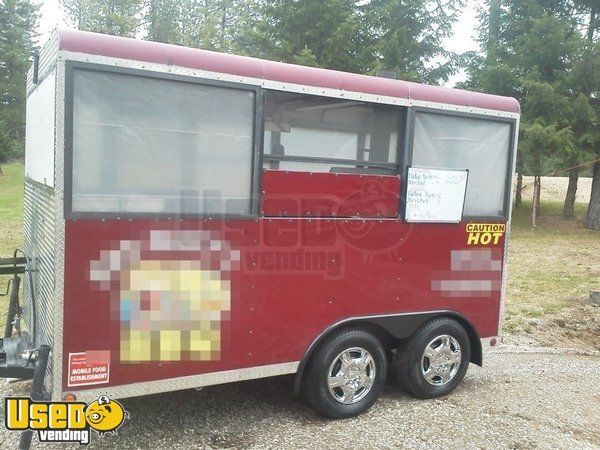 7' x 12' BBQ Concession Trailer