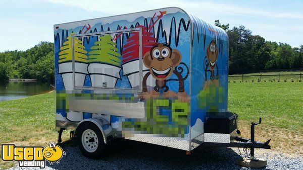 12' Shaved Ice Concession Trailer