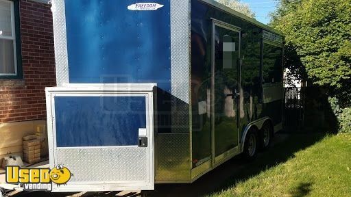 Turnkey 2017 Freedom Trailers 8.5' x 14' Beverage and Coffee Trailer