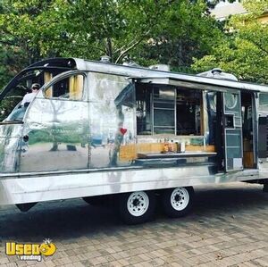 Vintage 1950 - 8.5' x 23.5' Spartan Manor Food Concession Trailer