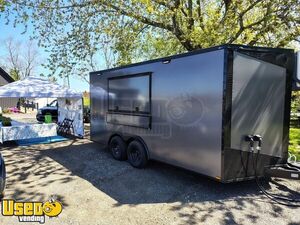 Well Equipped - 2025 8' x 16' Kitchen Food Concession Trailer