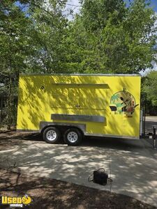 NEW - 2025 8' x 16' Kitchen Food Concession Trailer with Fire Suppression System