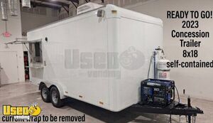 2023 8' x 18' Bakery Food Concession Trailer Mobile Vending Unit