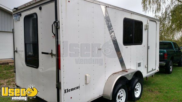 2012 - 7' x 16' Mobile Kitchen Unit / Used Food Concession Trailer