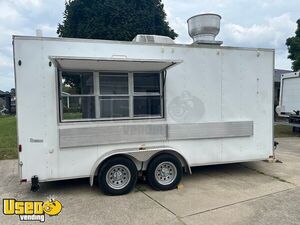 Like New 2014 - 7' x 16' Homesteader Mobile Vending Unit / Concession Trailer