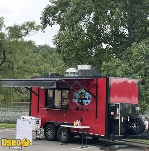 2024 8.5' x 16' Kitchen Food Concession Trailer with Pro Fire System
