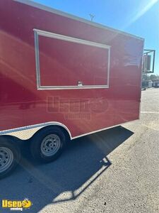 Like New 8.5'. x 20' Barbecue Food Concession Vending Trailer with Porch and Smoker