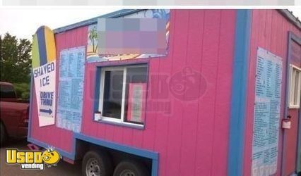 2013 - 8' x 16' Shaved Ice Concession Trailer