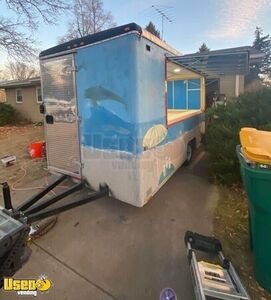 2001 7   x 12   Wells Cargo Shaved Ice Concessions Trailer with Rebuilt Interior