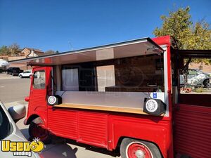 Vintage Shaved Ice Truck 1977 Citroen H Van w/ Solar Panel