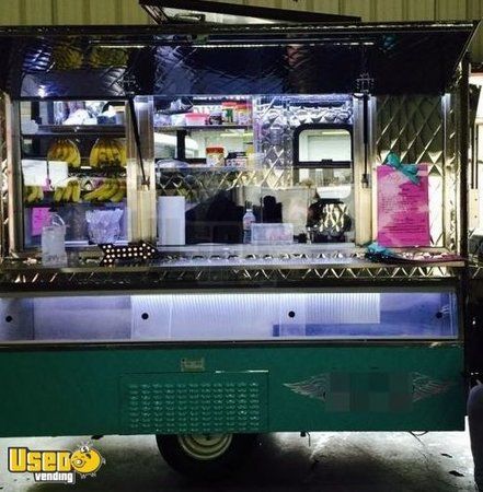2014 - 5.5' x 12' Crepe Cart Food Concession Trailer