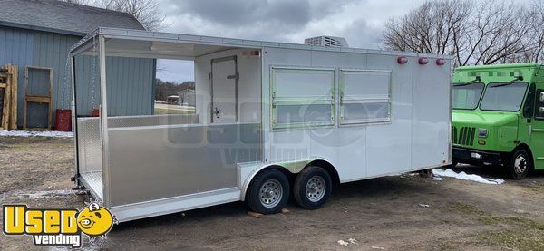 Unused 2019 - 8.5' x 22' Popcorn / Cotton Candy Concession Trailer