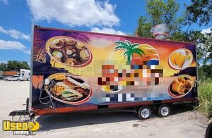 20' Used Street Food Vending Trailer / Mobile Kitchen Concession Unit
