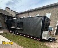 2022 8.5' x 30' Kitchen Food Trailer with Fire Suppression System | Concession Trailer