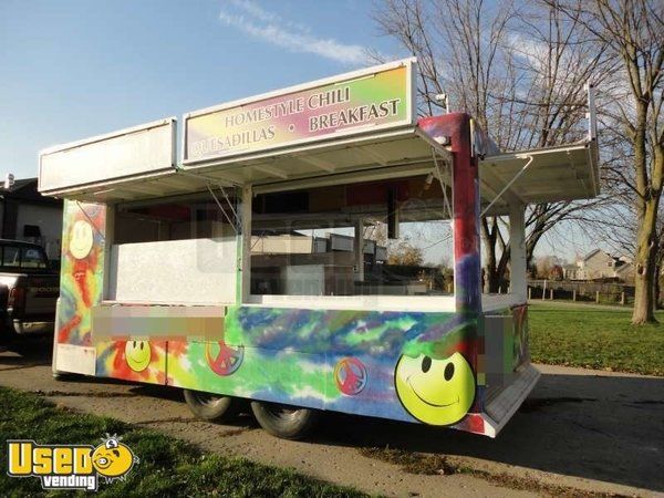 8 x 20 Custom Food Concession Trailer